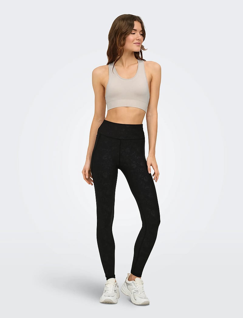 Only Play - ONPDAISY-2 SEAM BRA NOOS - medium støtte - pumice stone - 4
