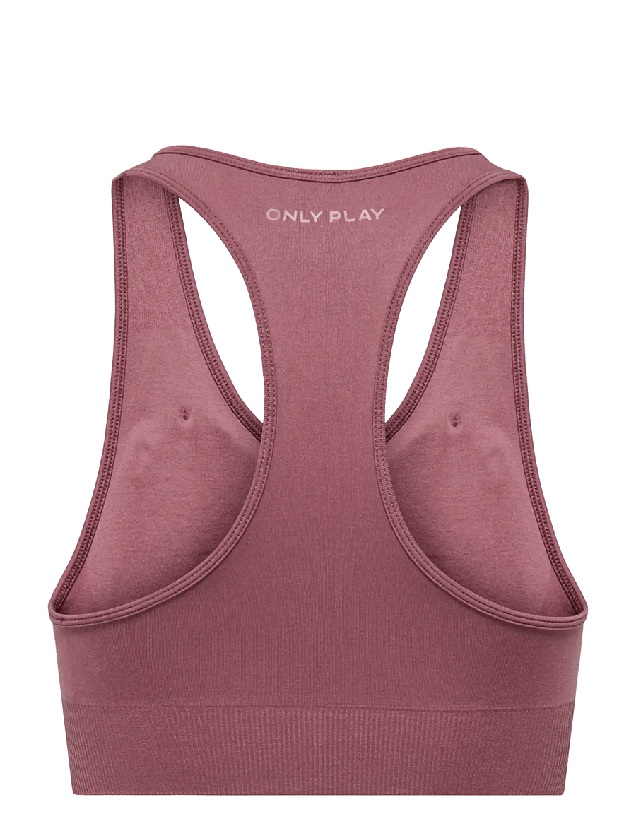 Only Play - ONPDAISY-2 SEAM BRA NOOS - keskmine toestus - rose brown - 1