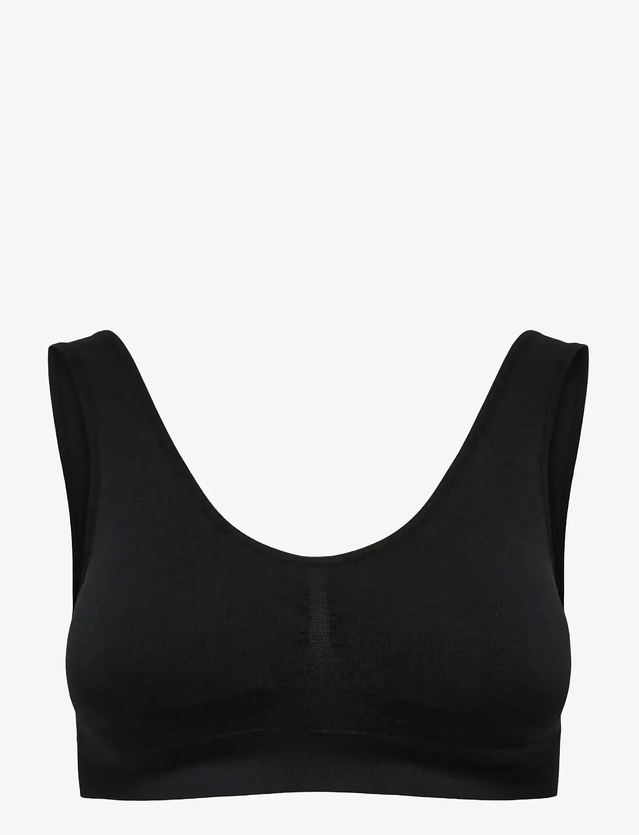 Only Play - ONPMIRA-2 SEAM BRA NOOS - vidutiniškai prilaikančios - black - 1