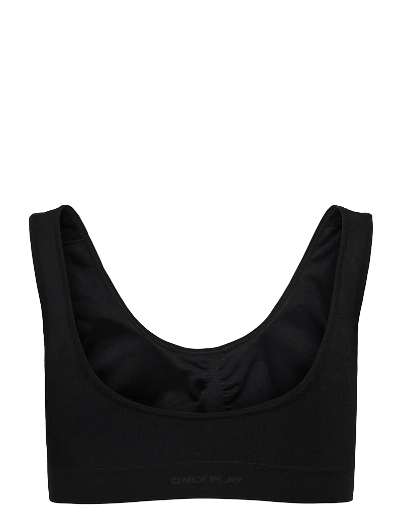 Only Play - ONPMIRA-2 SEAM BRA NOOS - vidutiniškai prilaikančios - black - 2