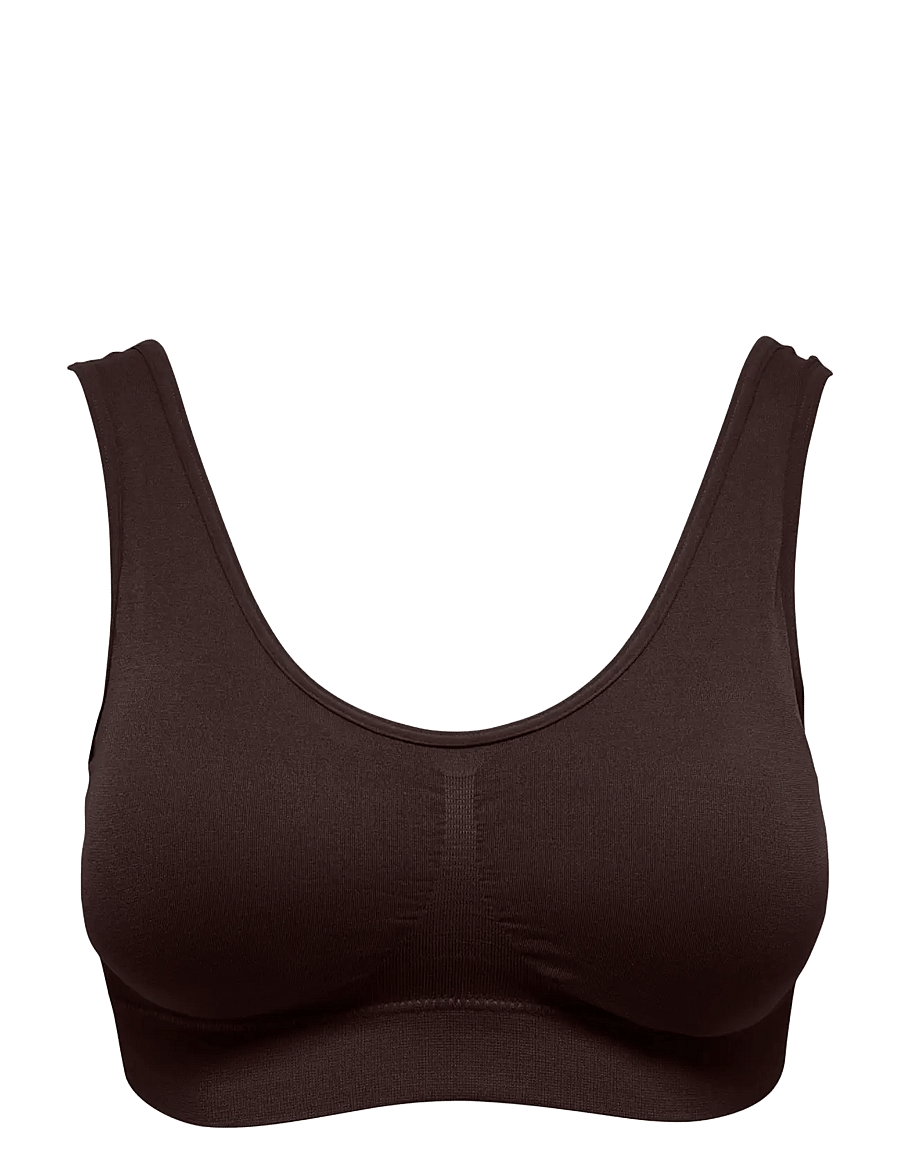 Only Play - ONPMIRA-2 SEAM BRA NOOS - mittlerer halt - chocolate torte - 1