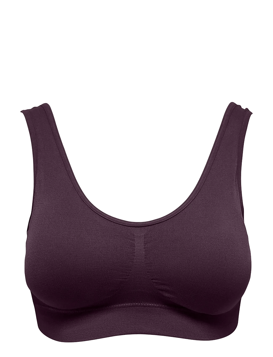 Only Play - ONPMIRA-2 SEAM BRA NOOS - mittlerer halt - plum perfect - 1