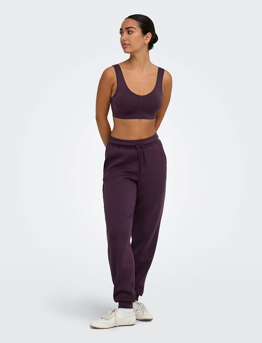 Only Play - ONPMIRA-2 SEAM BRA NOOS - mittlerer halt - plum perfect - 4