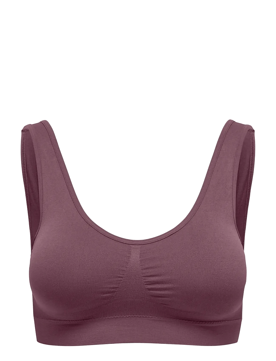 Only Play - ONPMIRA-2 SEAM BRA NOOS - medium support - rose brown - 0