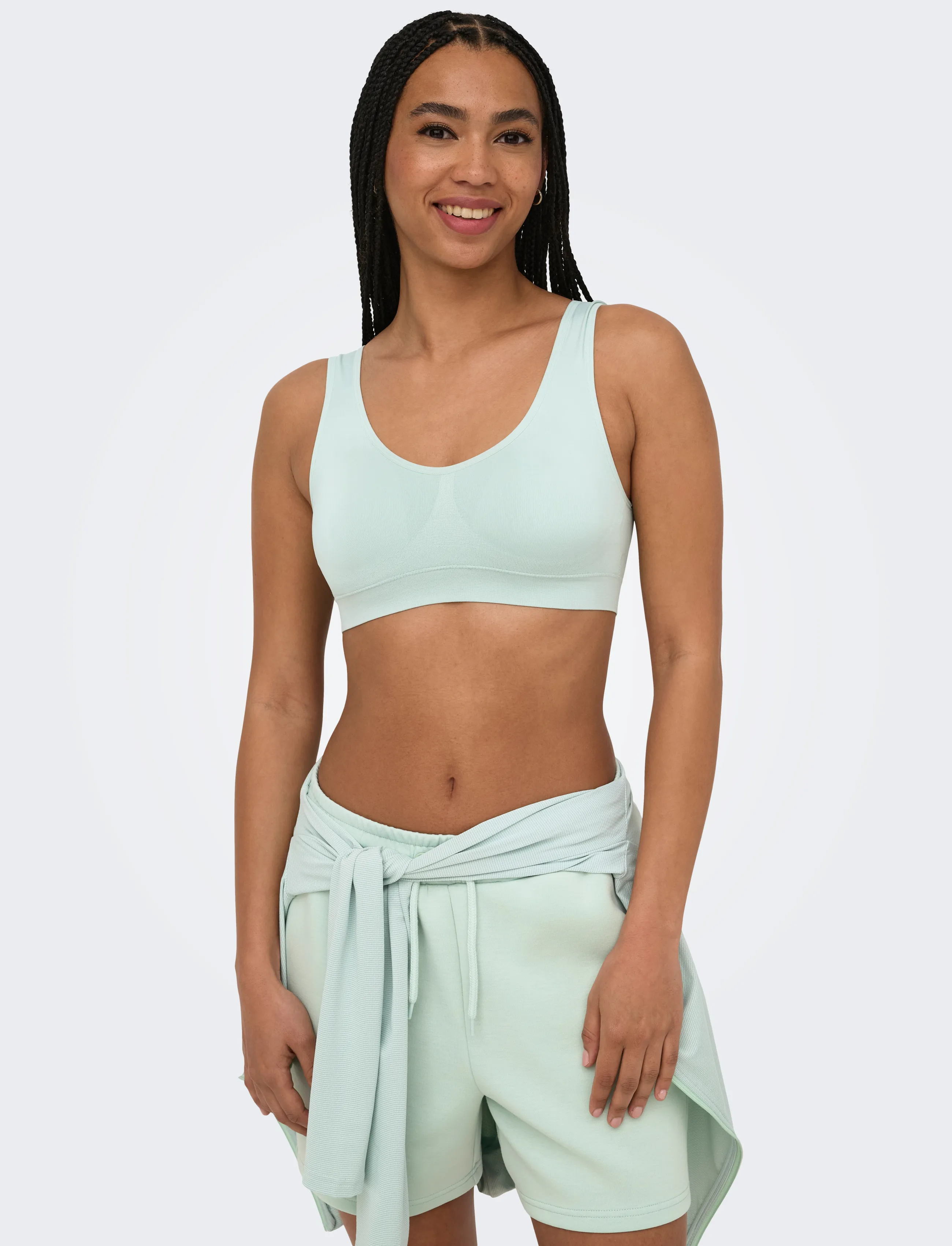 Only Play - ONPMIRA-2 SEAM BRA NOOS - medium støtte - surf spray - 5