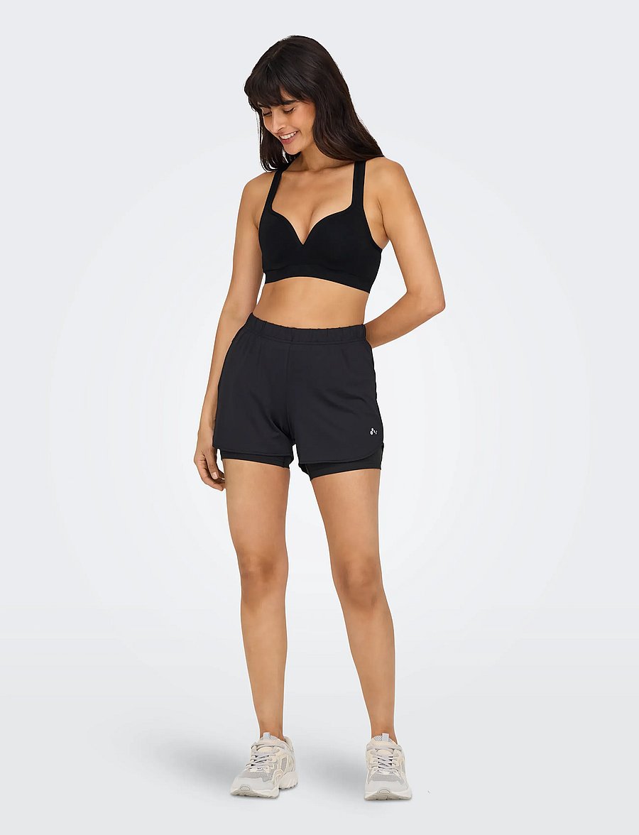 Only Play - ONPMARTINE-2 SEAM BRA NOOS - sport bh:ar - black - 4