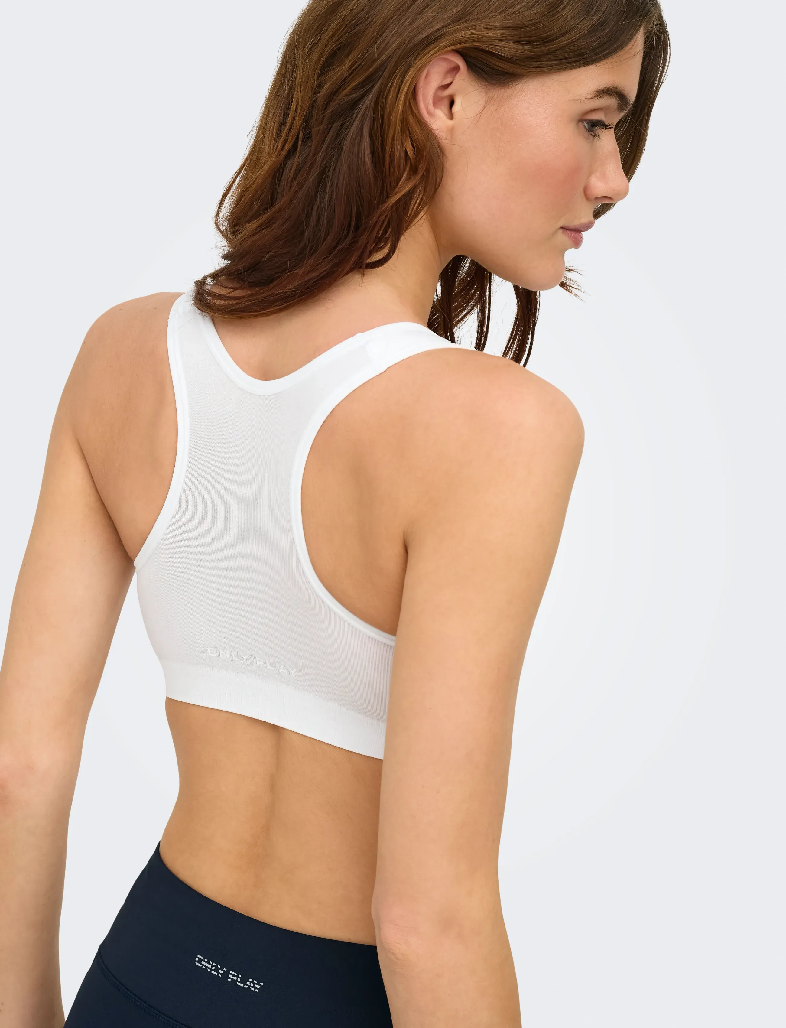 Only Play - ONPMARTINE-2 SEAM BRA NOOS - spordirinnahoidjad - white - 5