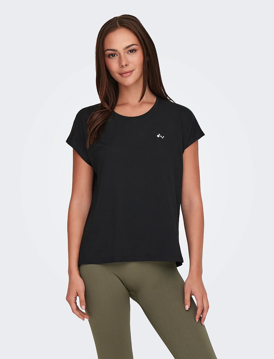 Only Play - ONPAUBREE ON SS BAT LOOSE TEE NOOS - toppar og stuttermabolir - black - 0