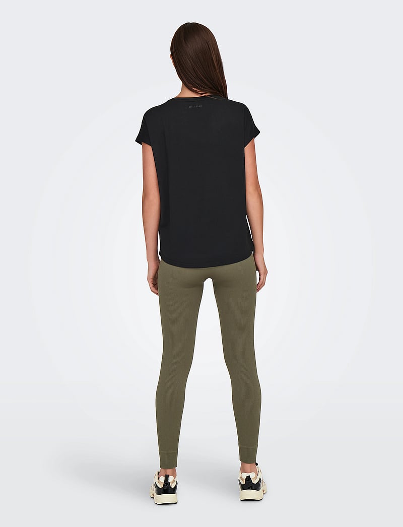 Only Play - ONPAUBREE ON SS BAT LOOSE TEE NOOS - t-shirts - black - 3