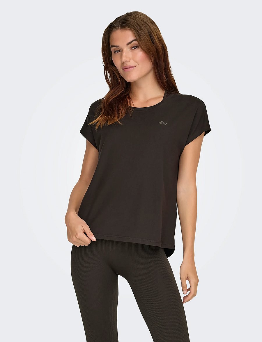 Only Play - ONPAUBREE ON SS BAT LOOSE TEE NOOS - t-shirts - chocolate torte - 0