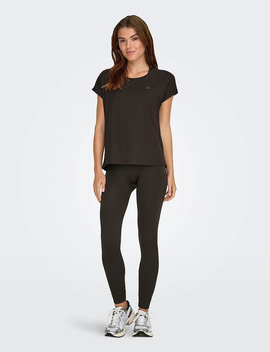 Only Play - ONPAUBREE ON SS BAT LOOSE TEE NOOS - t-shirts - chocolate torte - 4