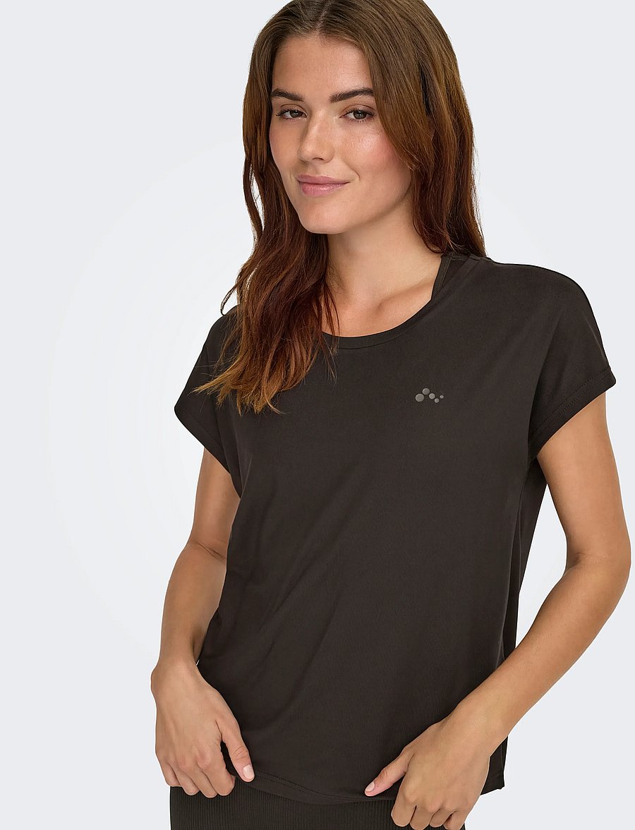 Only Play - ONPAUBREE ON SS BAT LOOSE TEE NOOS - t-shirts - chocolate torte - 5