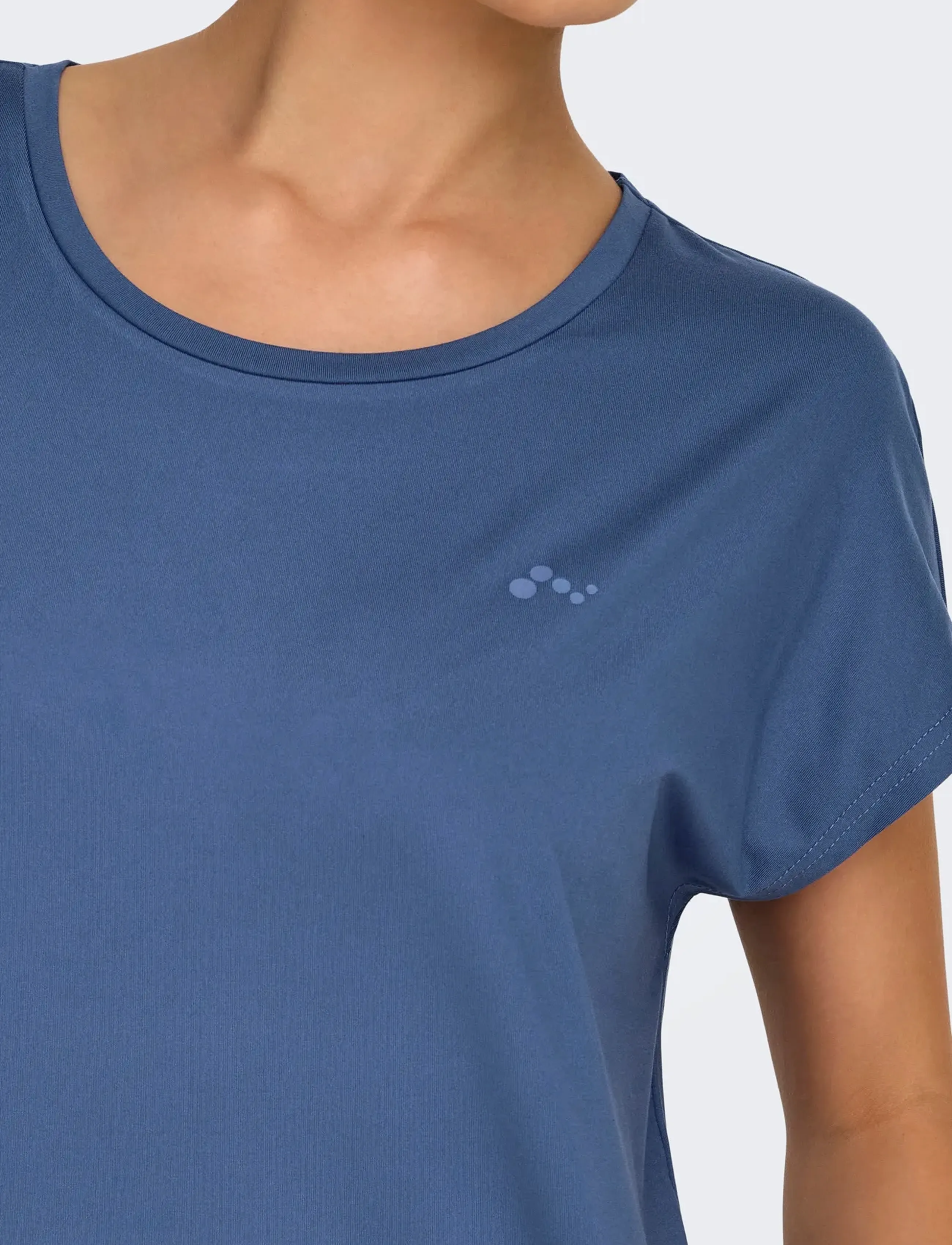 Only Play - ONPAUBREE ON SS BAT LOOSE TEE NOOS - t-shirts - coastal fjord - 5