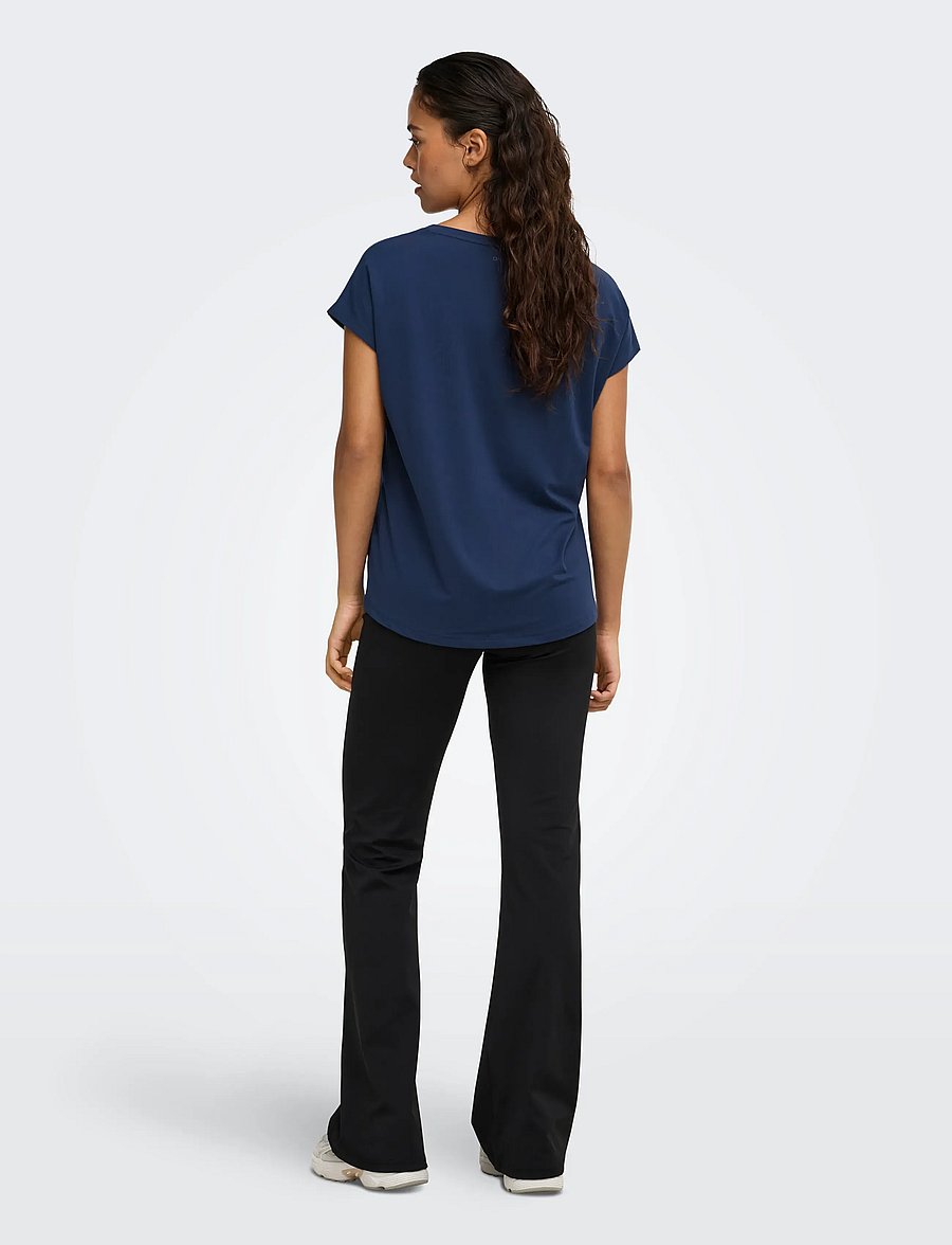 Only Play - ONPAUBREE ON SS BAT LOOSE TEE NOOS - t-shirts - dress blues - 3