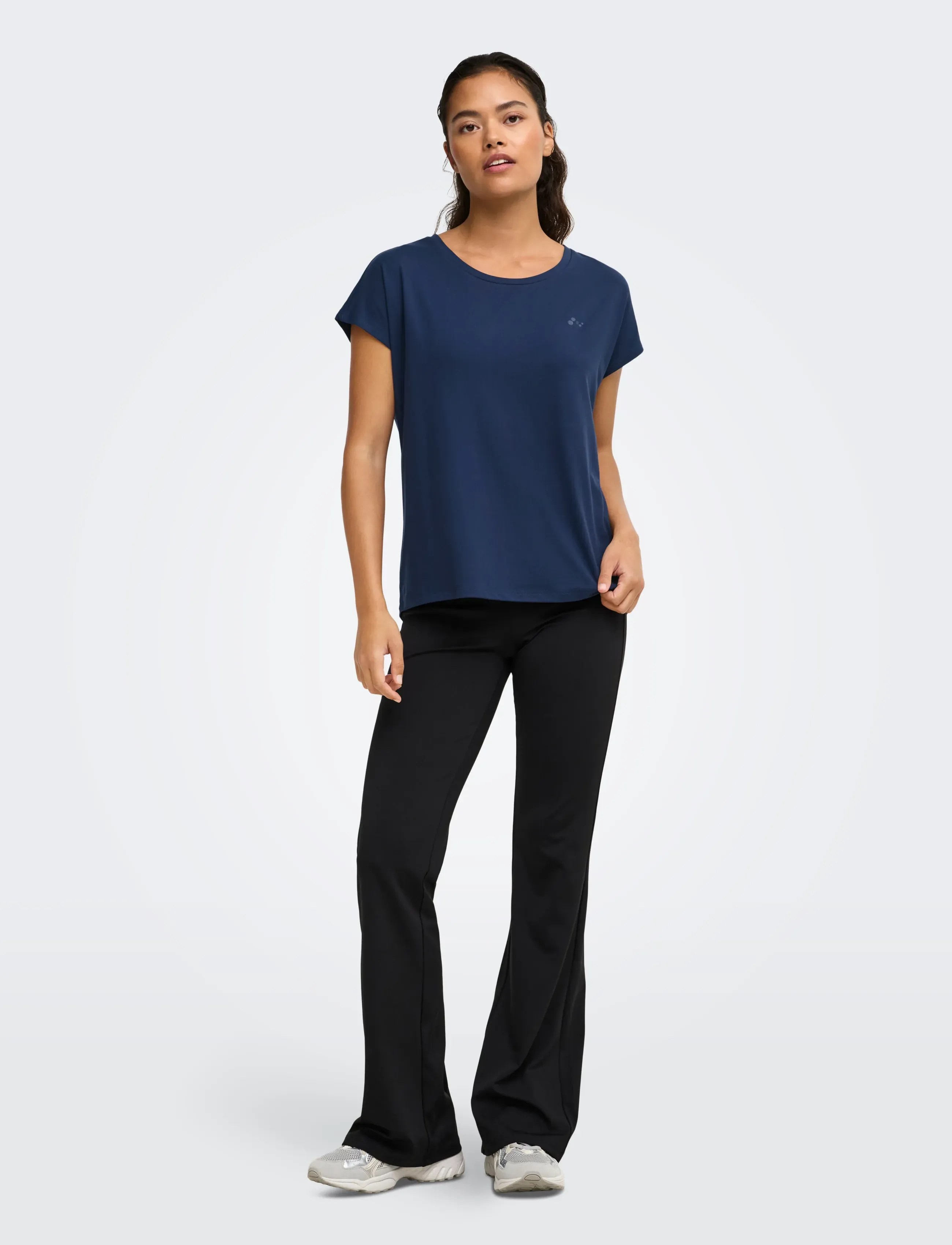 Only Play - ONPAUBREE ON SS BAT LOOSE TEE NOOS - t-shirts - dress blues - 4