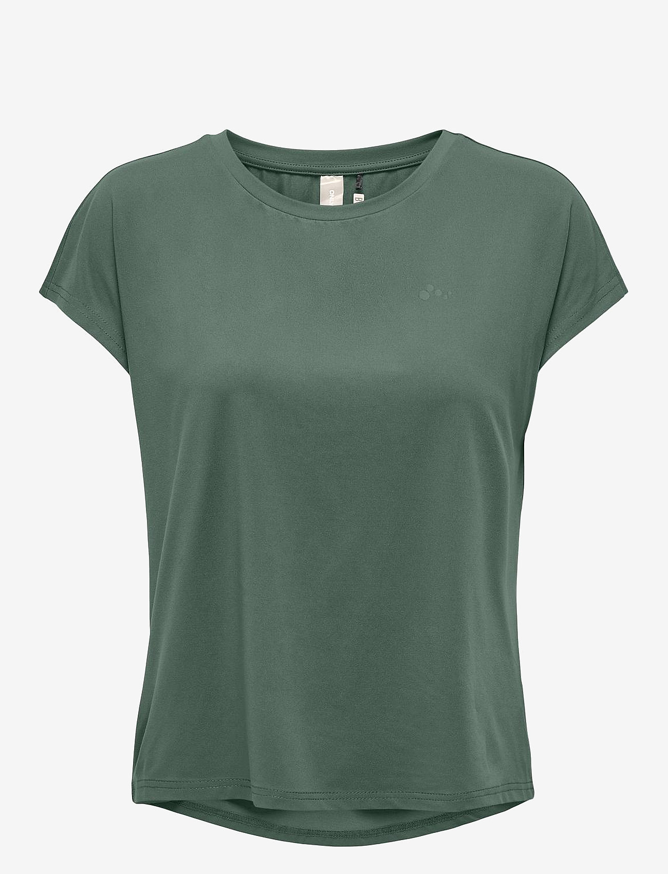 Only Play - ONPAUBREE LIFE ON SS BAT LOOSE TEE NOOS - t-shirts - duck green - 1
