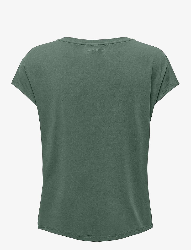 Only Play - ONPAUBREE LIFE ON SS BAT LOOSE TEE NOOS - t-shirts - duck green - 2