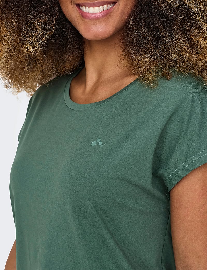 Only Play - ONPAUBREE LIFE ON SS BAT LOOSE TEE NOOS - t-shirts - duck green - 3