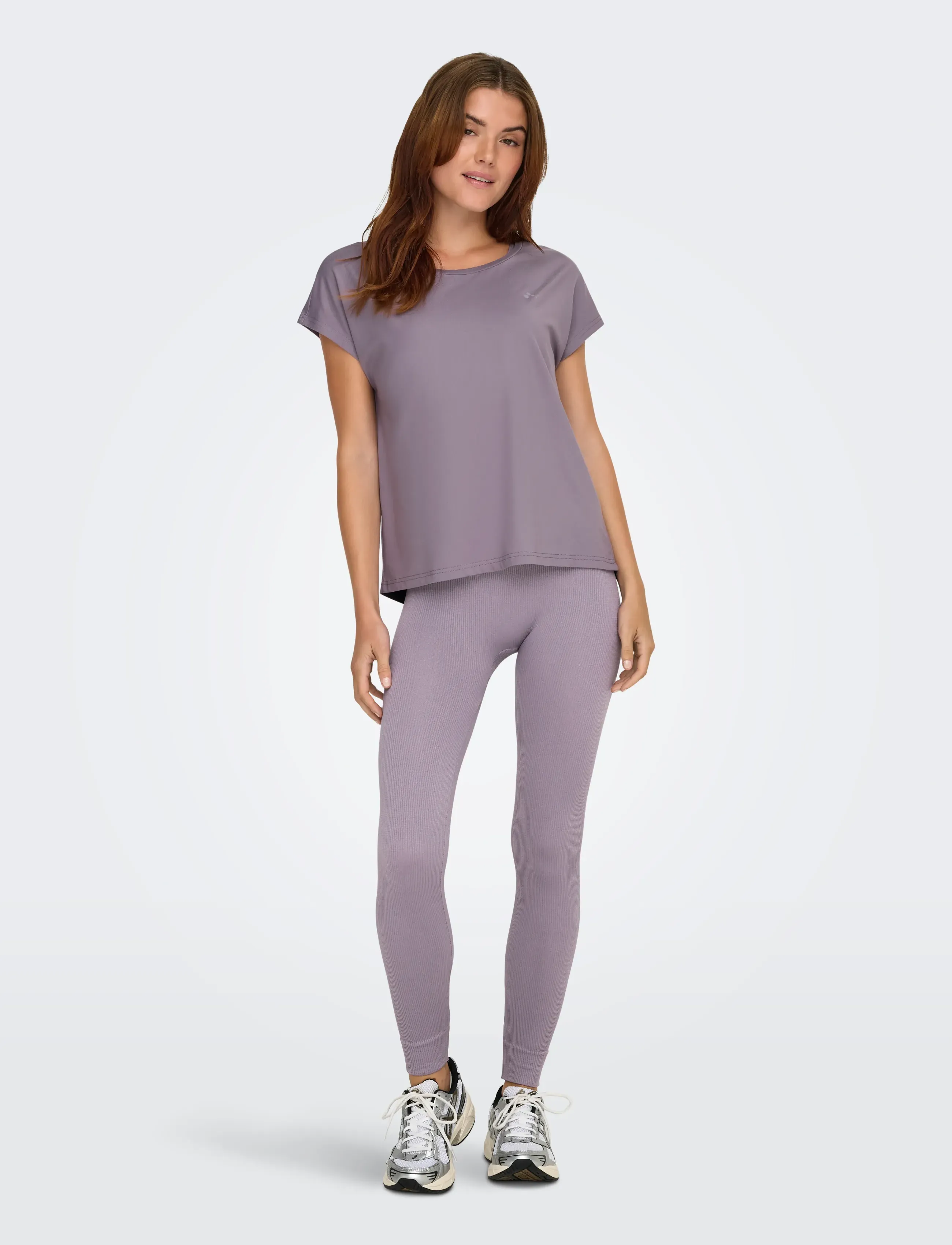 Only Play - ONPAUBREE ON SS BAT LOOSE TEE NOOS - t-shirts - gray ridge - 4