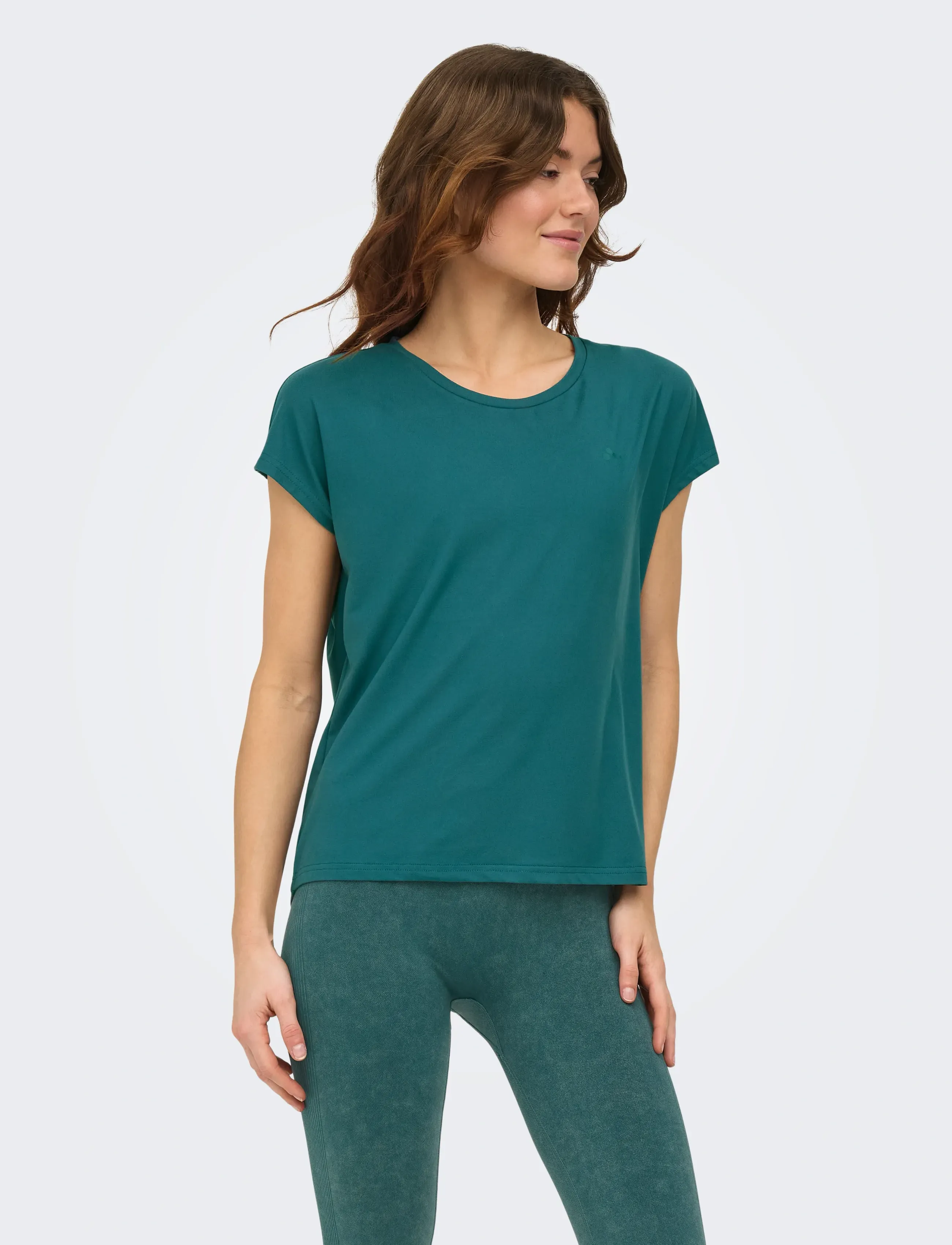 Only Play ONPAUBREE ON SS BAT LOOSE TEE NOOS - T-shirts - MEDITERRANEA / green