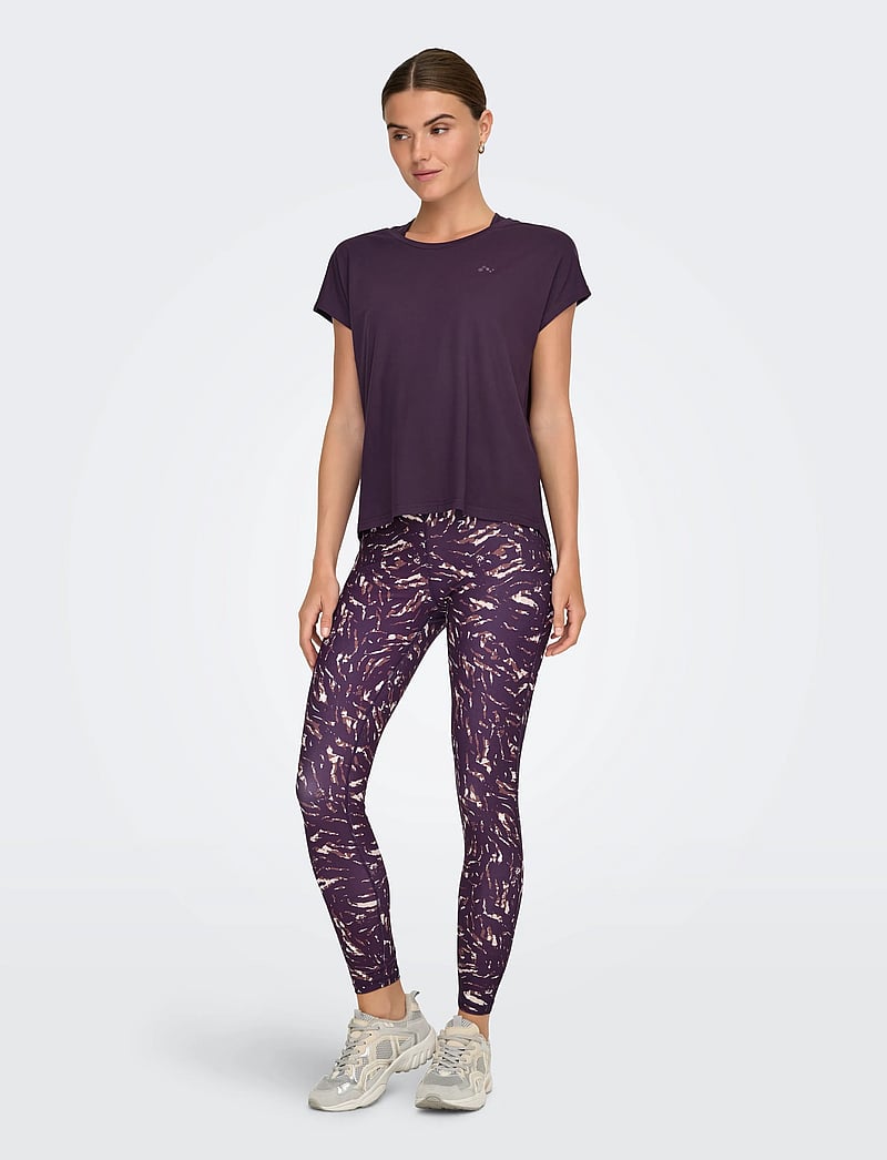 Only Play - ONPAUBREE ON SS BAT LOOSE TEE NOOS - t-shirts - plum perfect - 3
