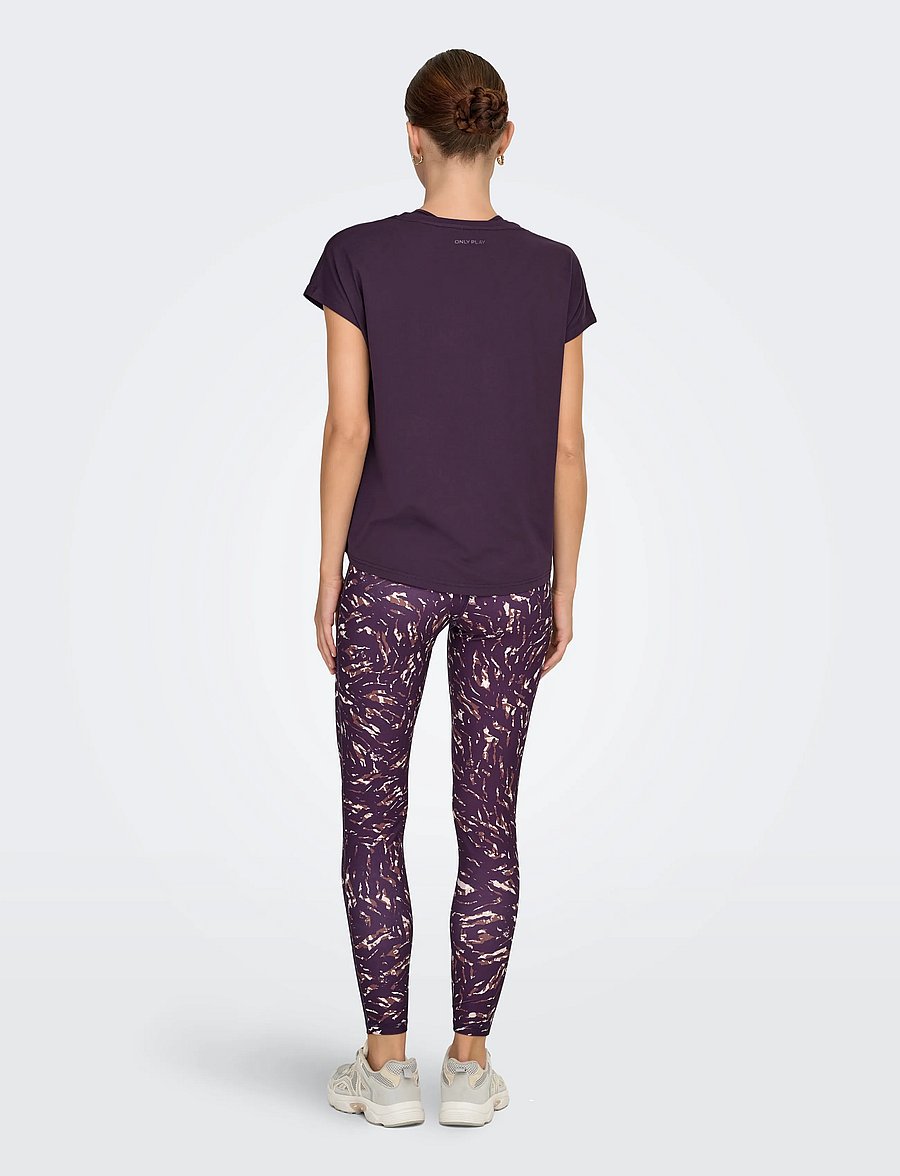 Only Play - ONPAUBREE ON SS BAT LOOSE TEE NOOS - t-shirts - plum perfect - 4