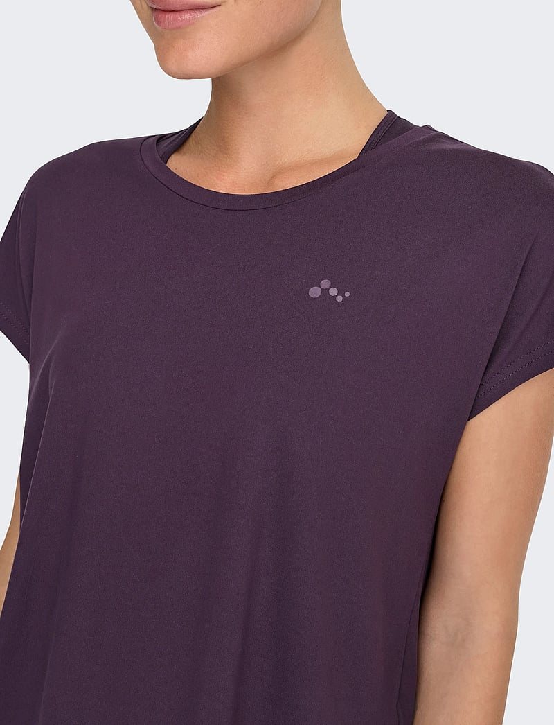 Only Play - ONPAUBREE ON SS BAT LOOSE TEE NOOS - t-shirts - plum perfect - 5