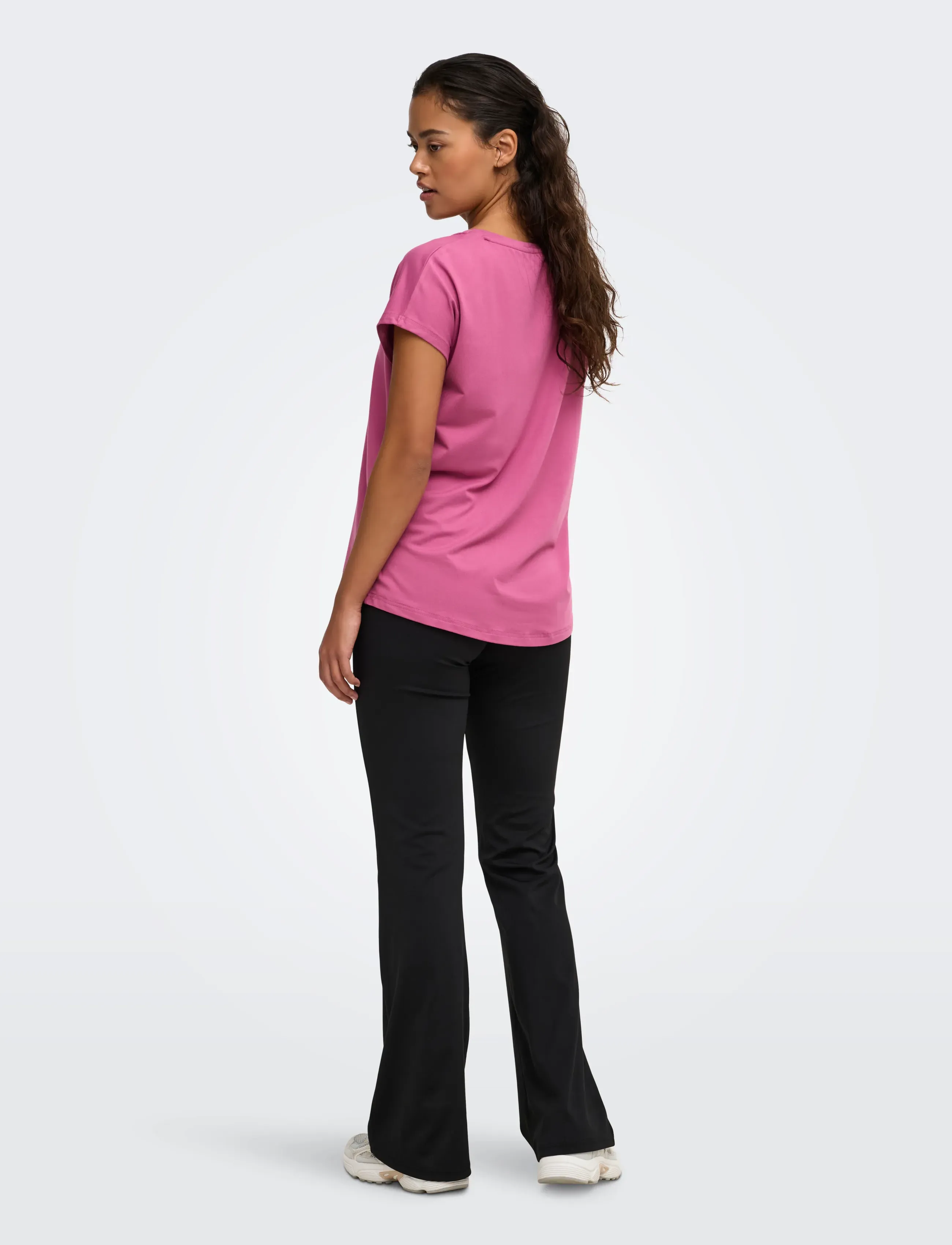 Only Play - ONPAUBREE ON SS BAT LOOSE TEE NOOS - t-shirts - red violet - 3