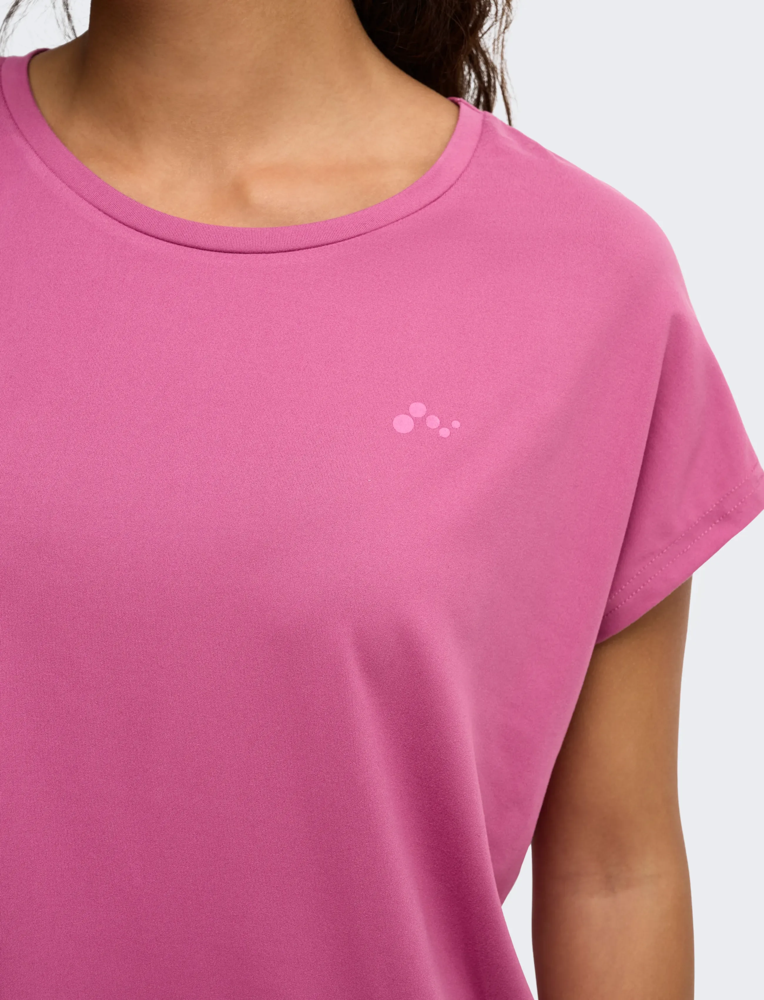 Only Play - ONPAUBREE ON SS BAT LOOSE TEE NOOS - t-shirts - red violet - 5