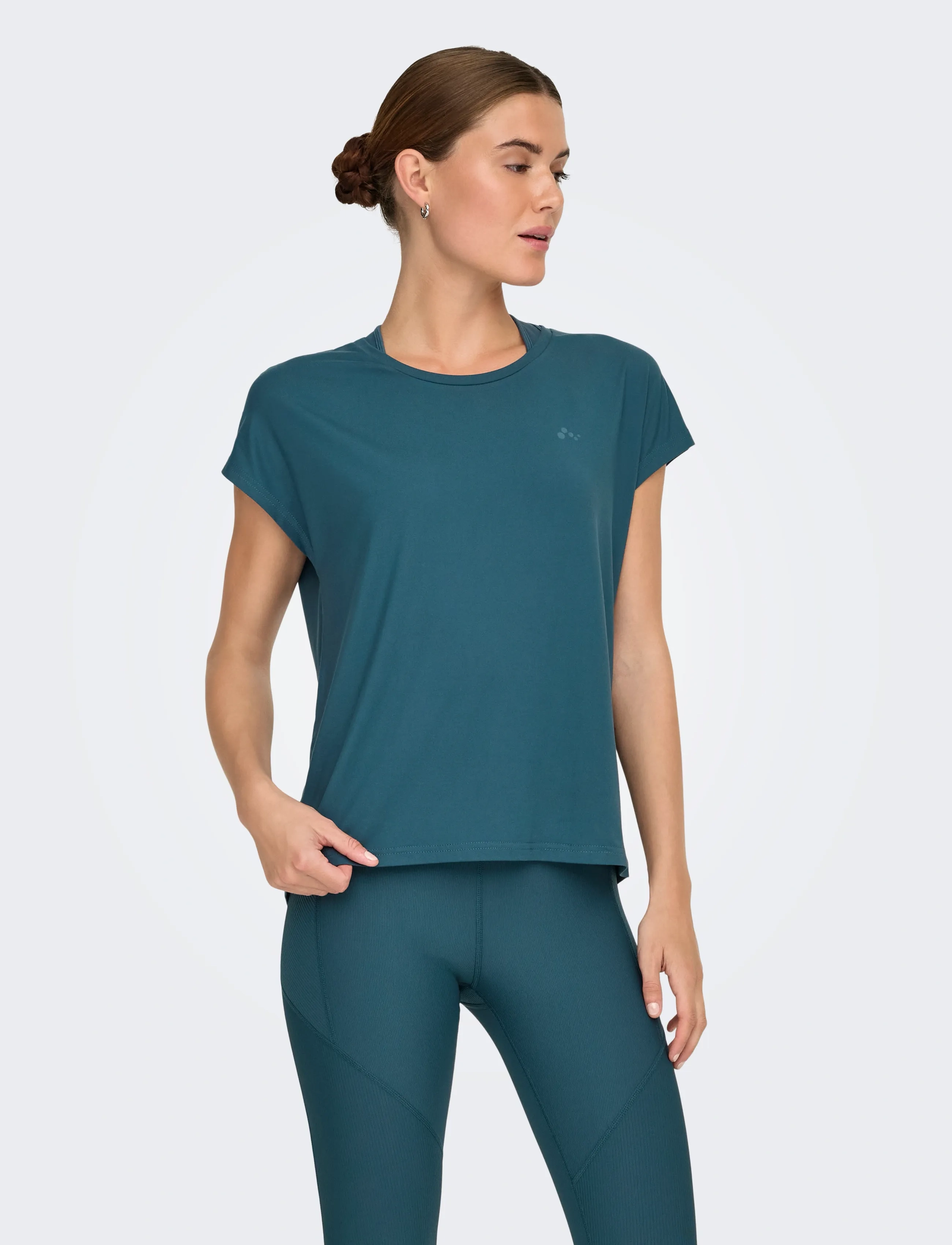 Only Play Onpaubree On Ss Bat Loose Tee Noos, S, T-shirts & Oberteile, Marineblau - Short-sleeved, Frauen