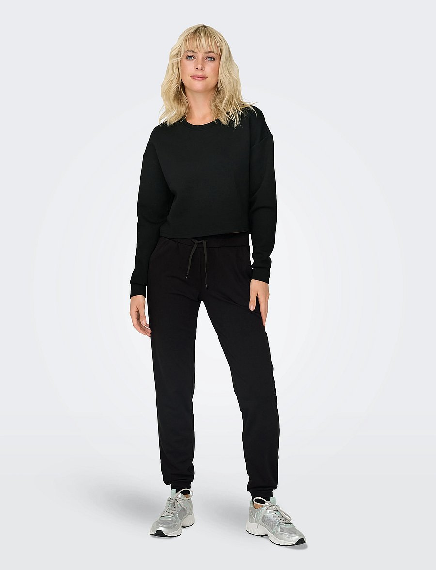Only Play - ONPAYNA MW REG SPORTS SWT PNT NOOS - träningsbyxor - black - 4