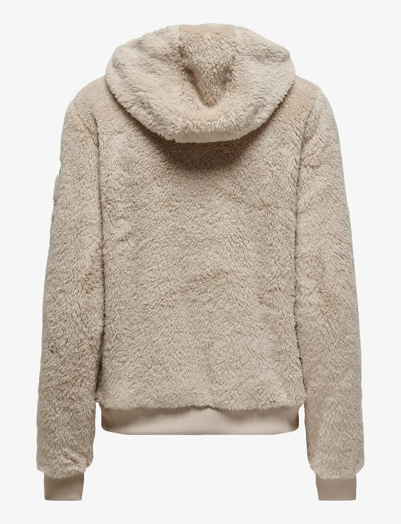 Only Play - ONPFLUFFY HOOD FZ LS JCK - oberteile - pumice stone - 2