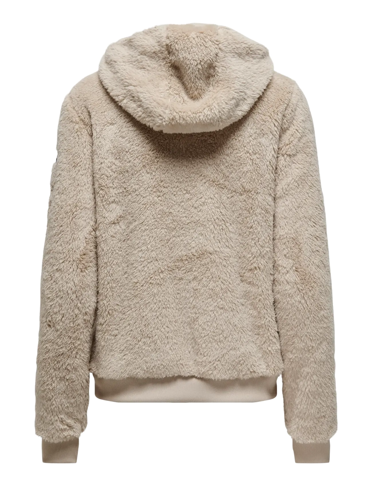 Only Play - ONPFLUFFY HOOD FZ LS JCK NOOS - sweatshirts - pumice stone - 2