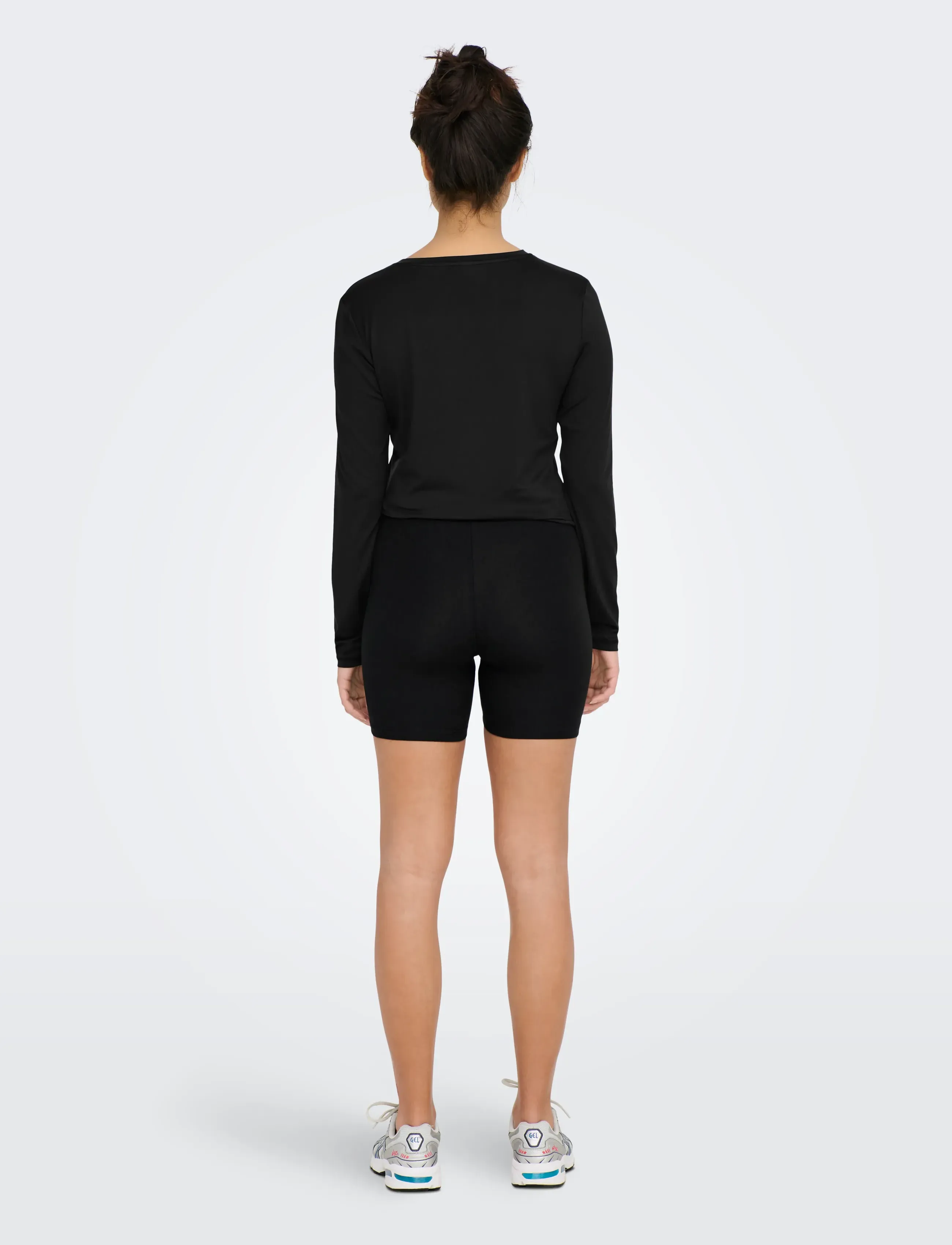 Only Play - ONPNOON MW JRS SHORTS NOOS - treenitrikoot - black - 3