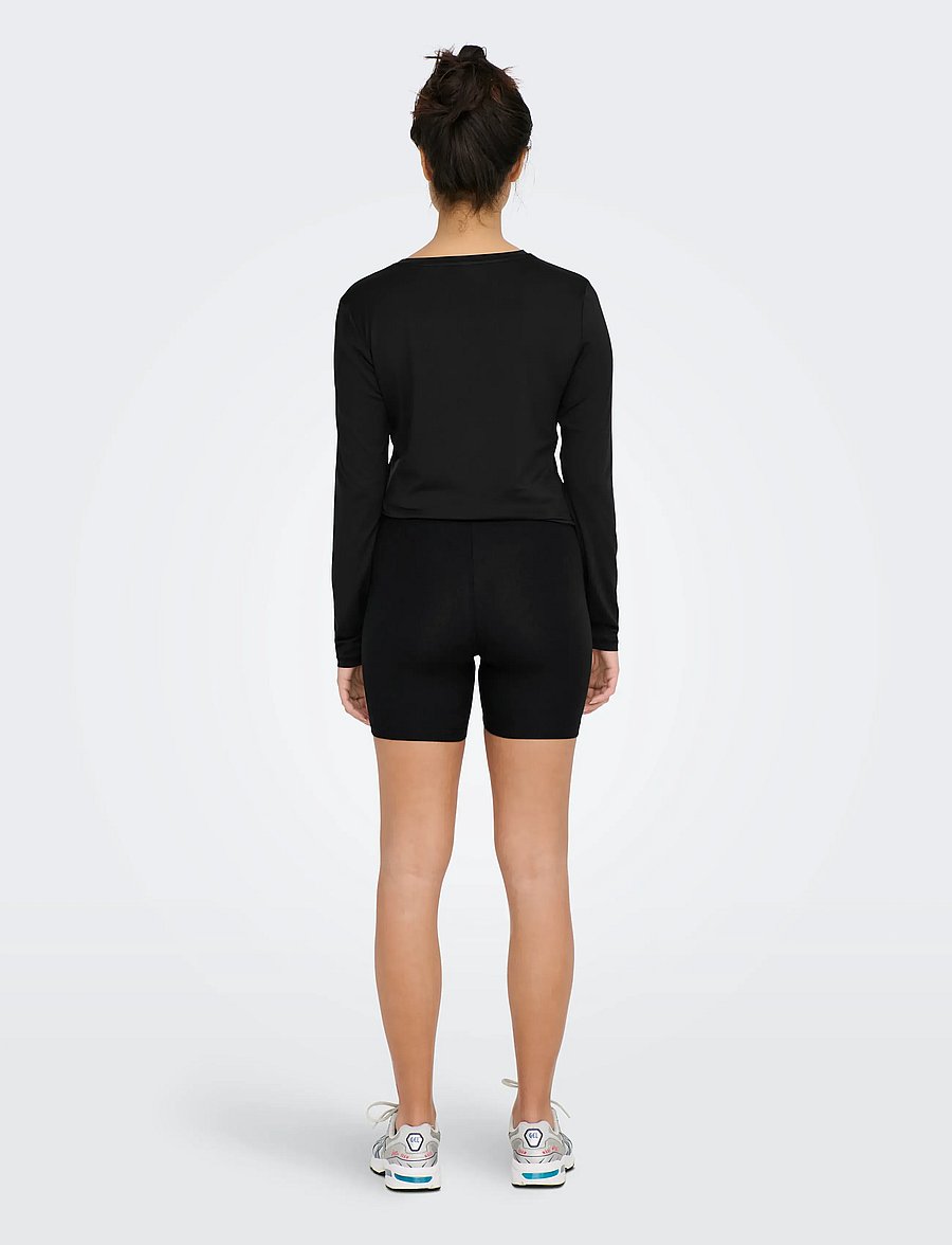 Only Play - ONPNOON MW JRS SHORTS NOOS - treenitrikoot - black - 3