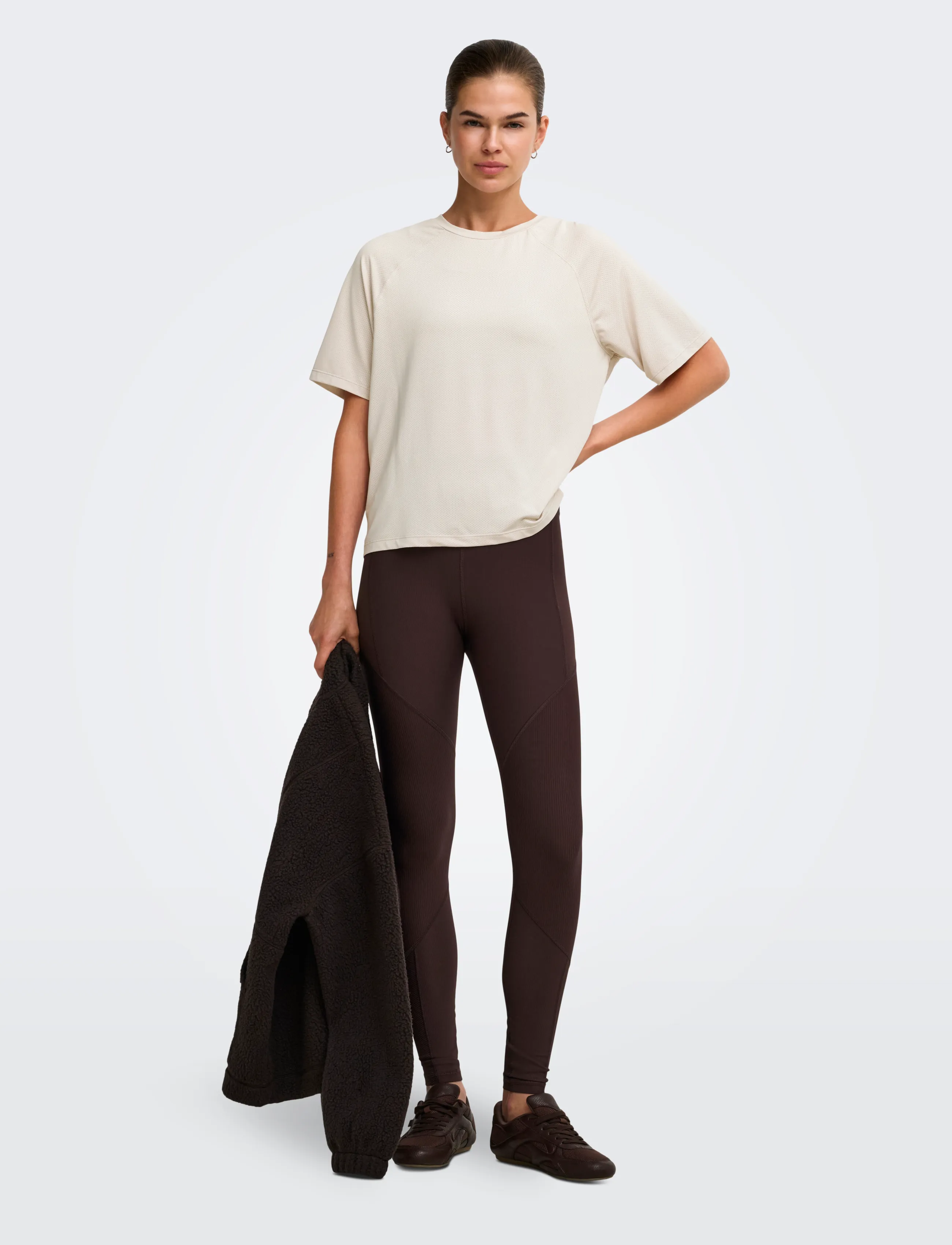 Only Play - ONPJANA-2 HW PCK TIGHTS NOOS - training tights - chocolate torte - 5