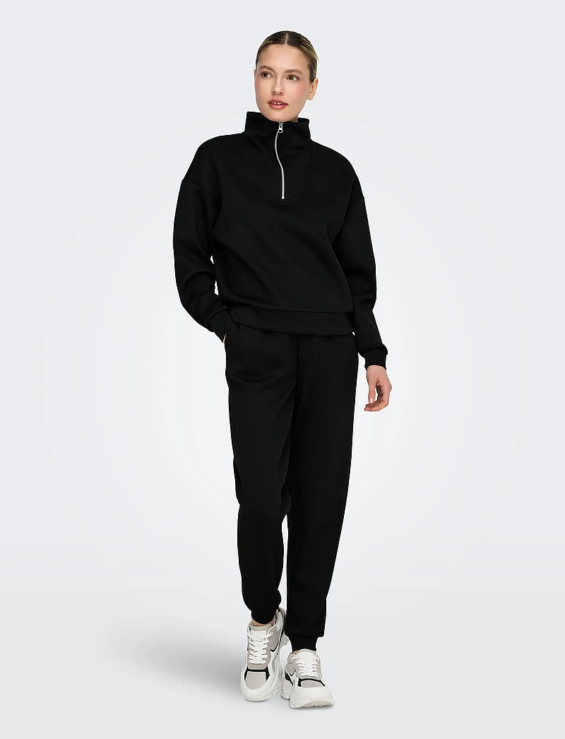 Only Play - ONPLOUNGE LIFE HW REG SWT PNT NOOS - treeningpüksid - black - 4