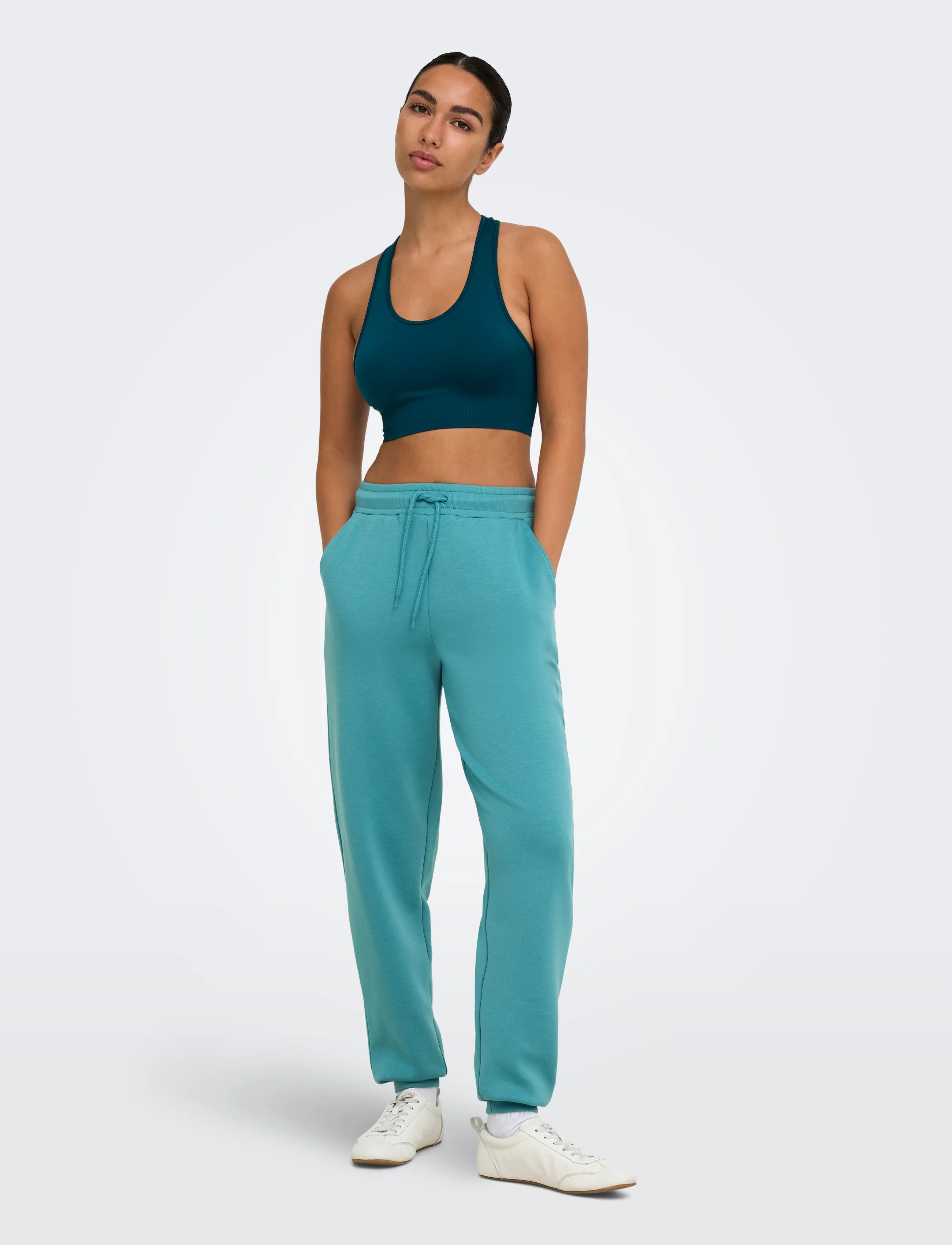 Only Play - ONPLOUNGE HW REG SWT PNT NOOS - trainingshosen - brittany blue - 4