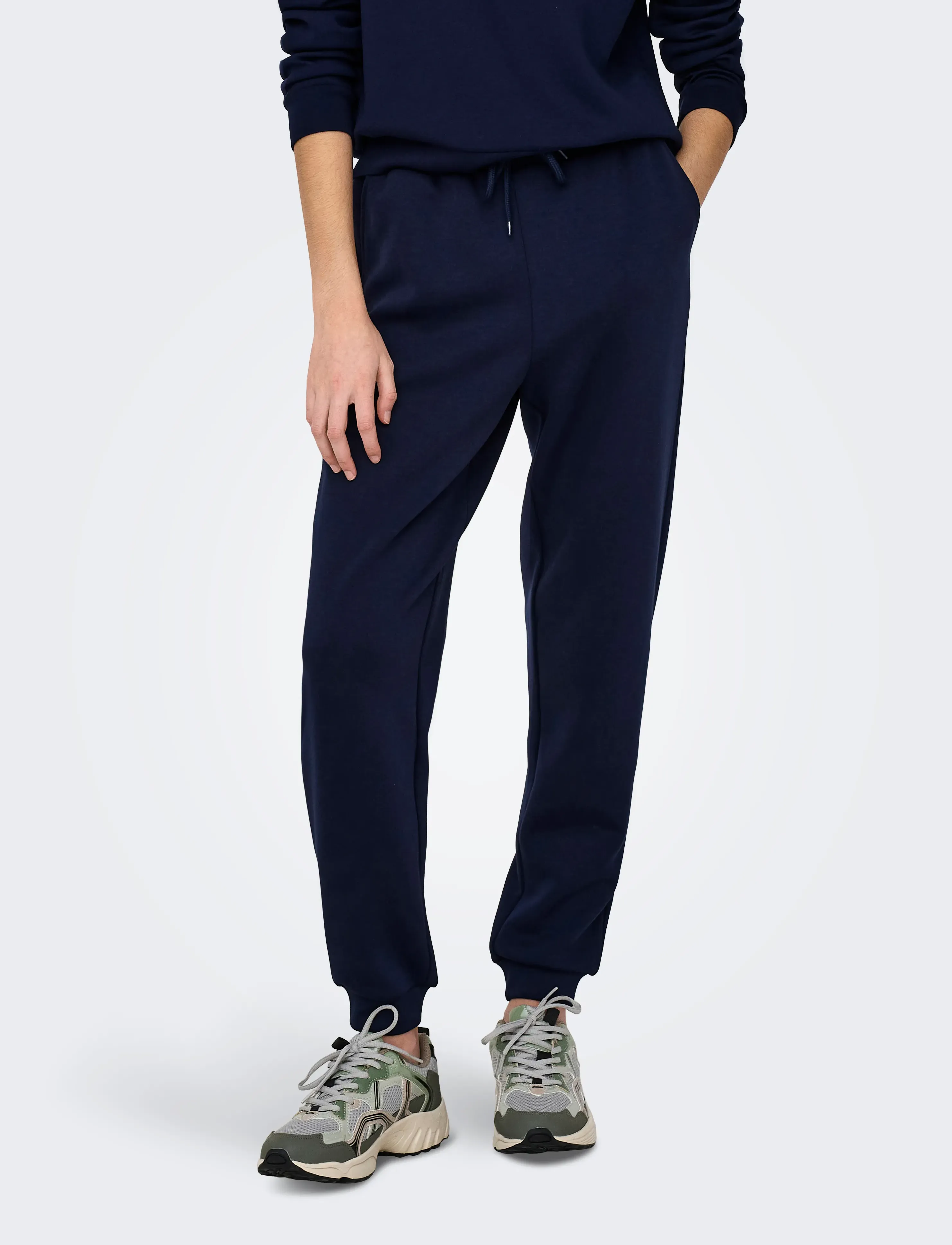 Only Play Onplounge Hw Reg Swt Pnt Noos, L, Trousers, Marineblau - Joggers, Frauen