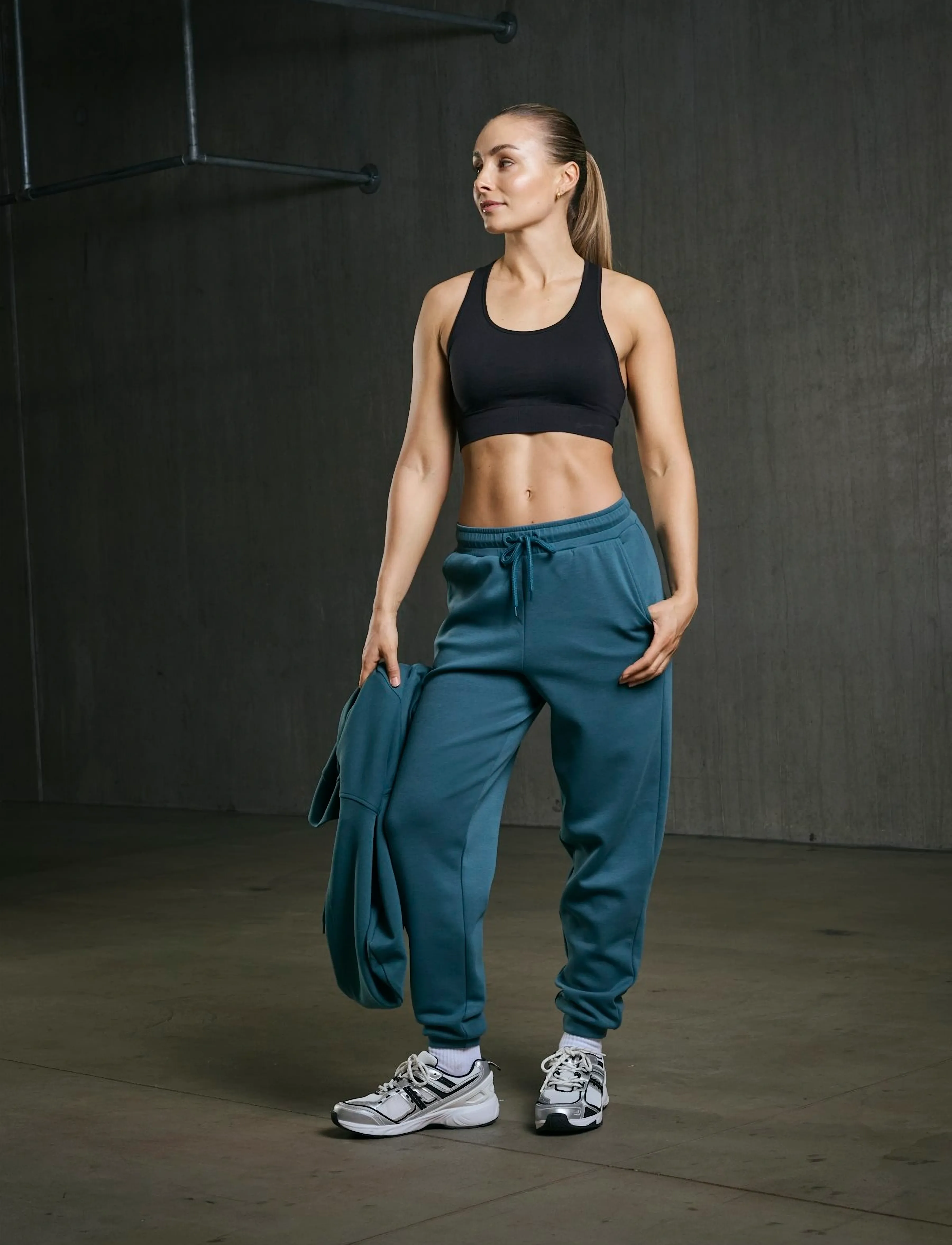 Only Play Onplounge Hw Reg Swt Pnt Noos, S, Trousers, Grün - Joggers, Frauen