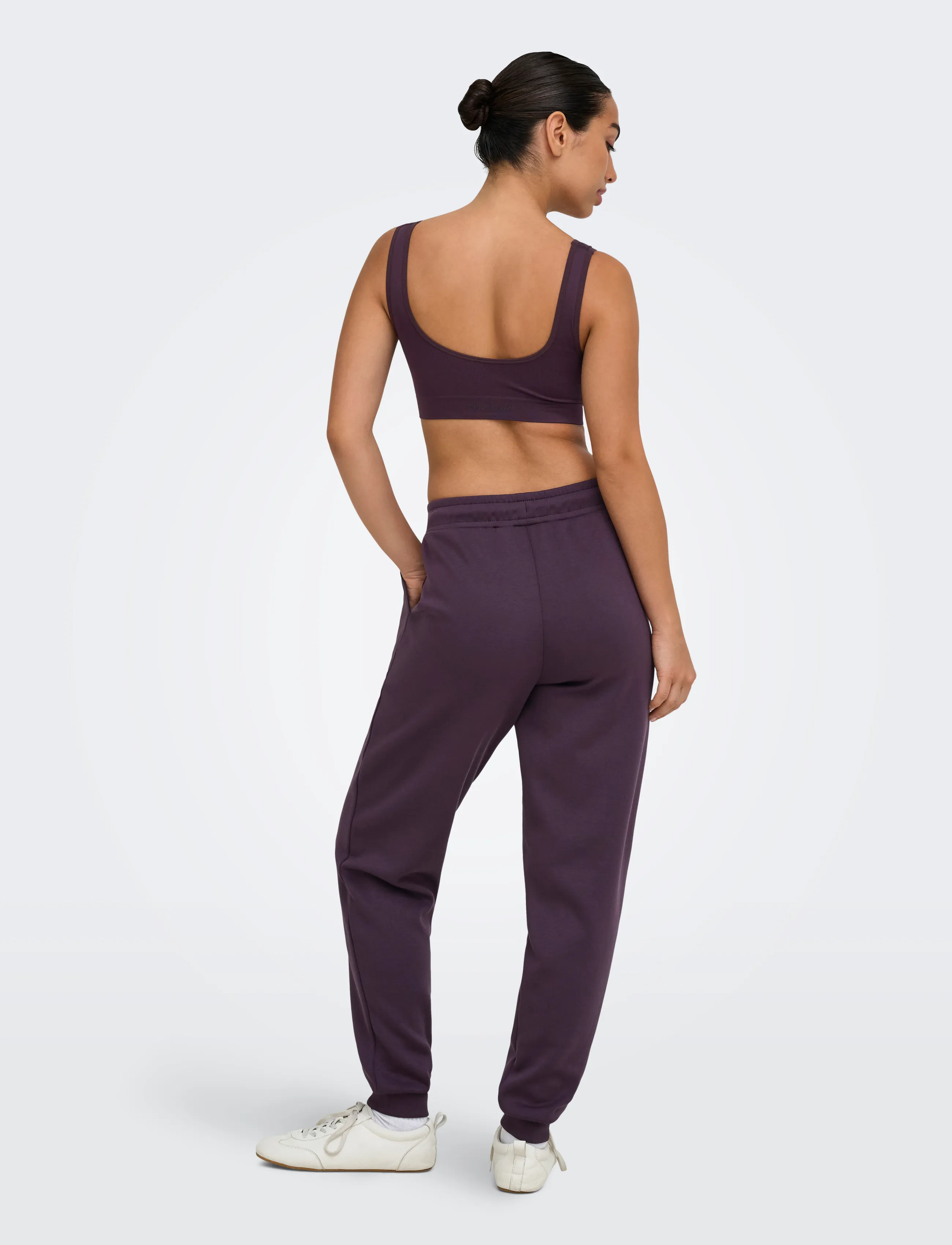 Only Play - ONPLOUNGE HW REG SWT PNT NOOS - trainingshosen - plum perfect - 3