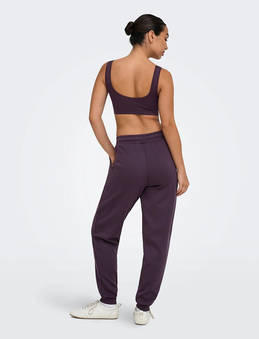 Only Play - ONPLOUNGE HW REG SWT PNT NOOS - trainingshosen - plum perfect - 3