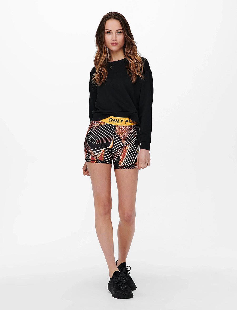 Only Play - ONPLOUNGE LIFE ON LS SWT NOOS - sweats et sweats à capuche - black - 0
