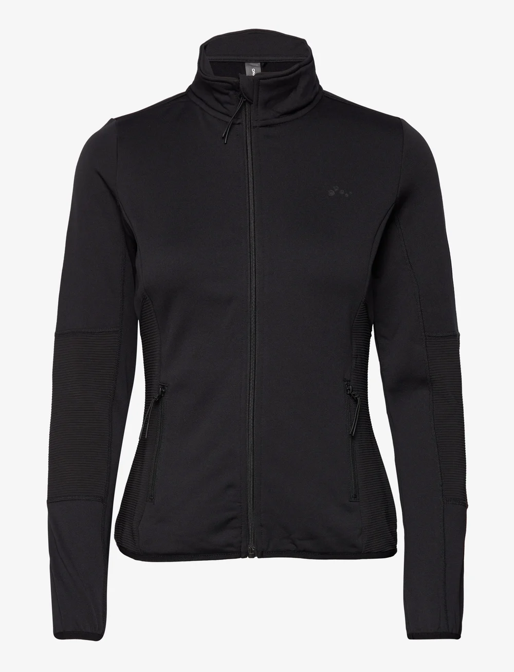 Only Play - ONPJETTA HN FZ LS FLEECE JCK NOOS - fleece og mellemlag - black - 1