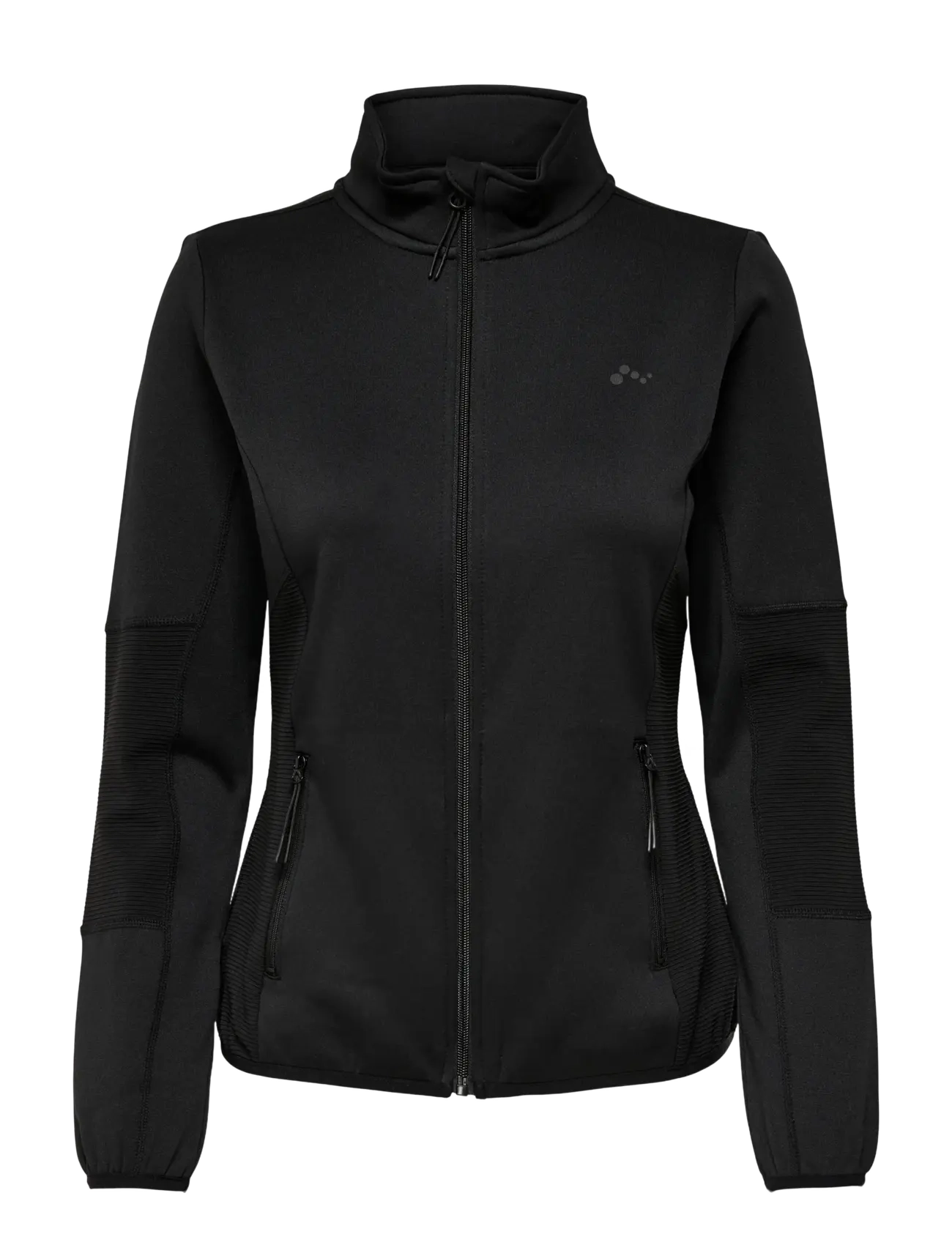 ONPJETTA HN FZ LS FLEECE JCK NOOS - BLACK