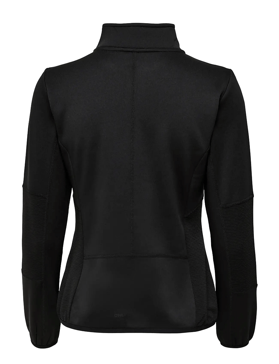 Only Play - ONPJETTA HN FZ LS FLEECE JCK NOOS - oberteile - black - 2