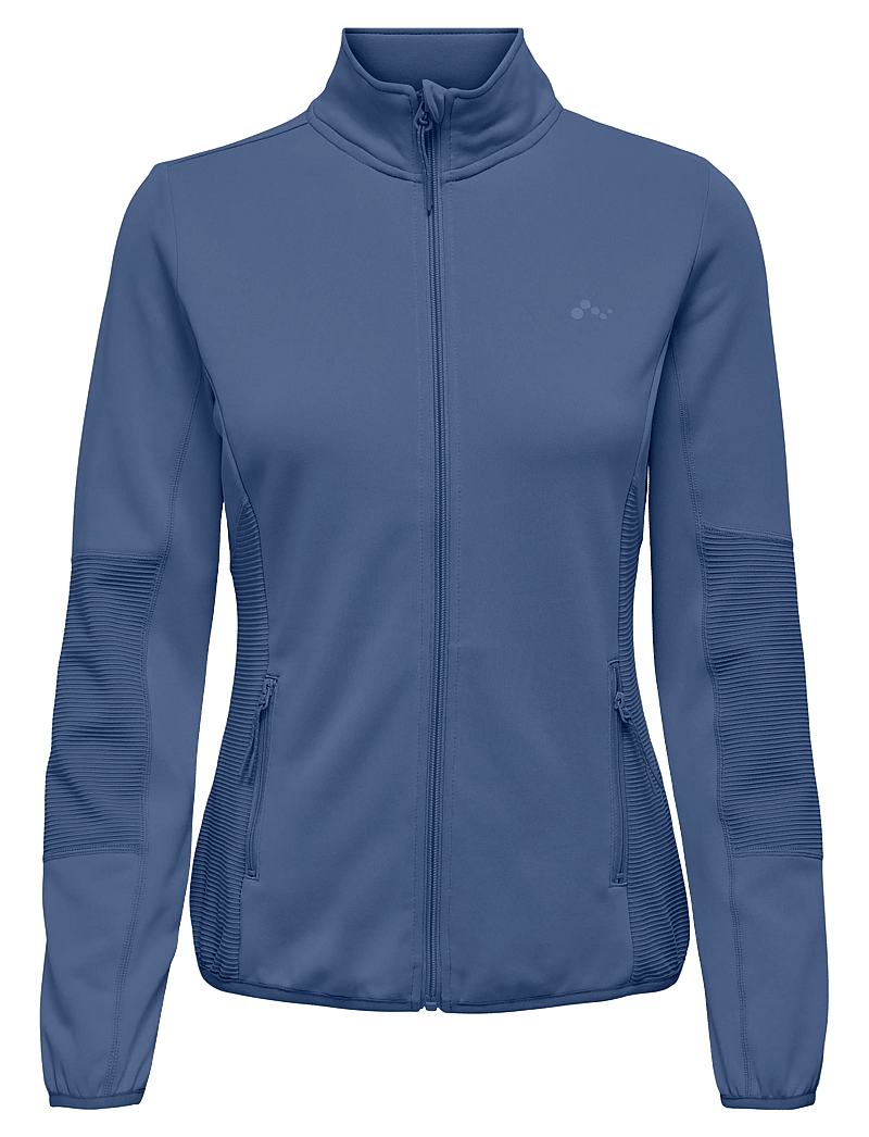 Only Play - ONPJETTA HN FZ LS FLEECE JCK NOOS - overdele - coastal fjord - 1