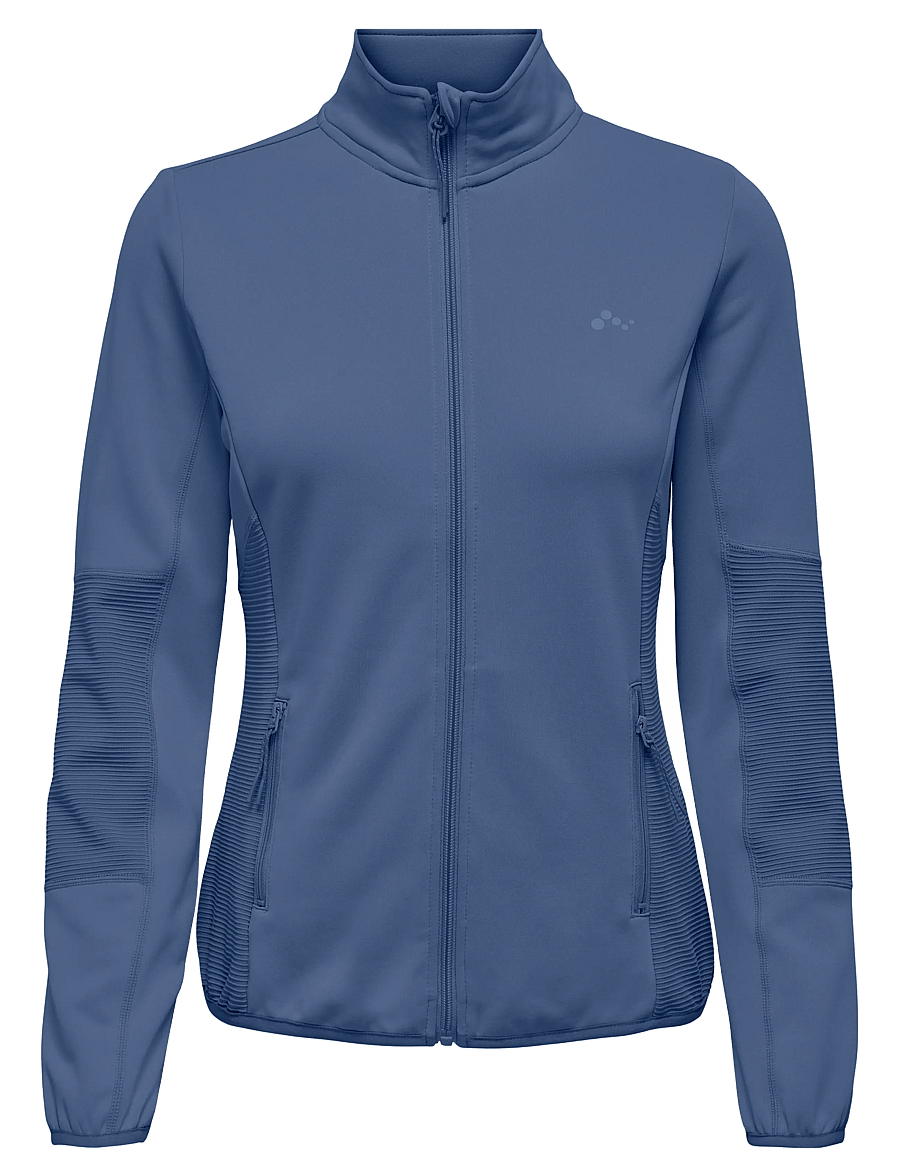 Only Play - ONPJETTA HN FZ LS FLEECE JCK NOOS - alussärgid - coastal fjord - 1