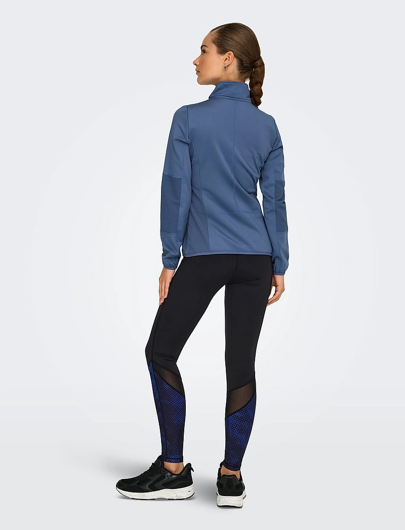 Only Play - ONPJETTA HN FZ LS FLEECE JCK NOOS - overdele - coastal fjord - 3