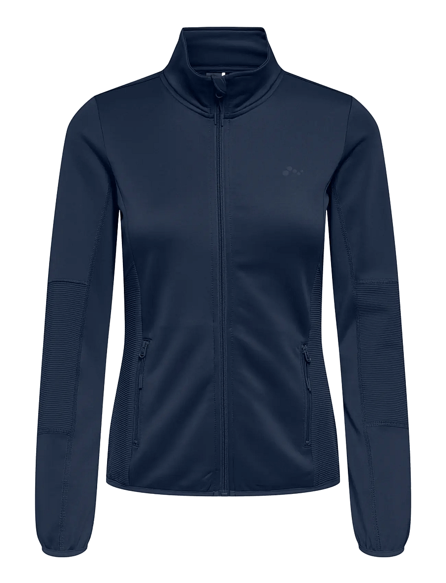 Only Play - ONPJETTA HN FZ LS FLEECE JCK NOOS - overdele - dress blues - 0